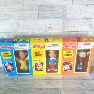 Cereal Celebrities Kids Toy Set - Red, Blue, Yellow